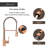 Nauxus Pull Down Kitchen Faucet-91342842