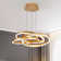 Alliber 1 - Light Statement Square/Rectangle LED Chandelier with Wrought Iron Accents