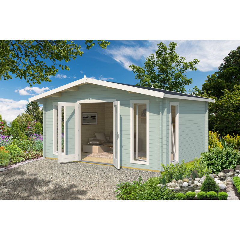 Lasita Elgin 16 x 12 Ft. Premium Log Cabin With Single Glazing (44mm)