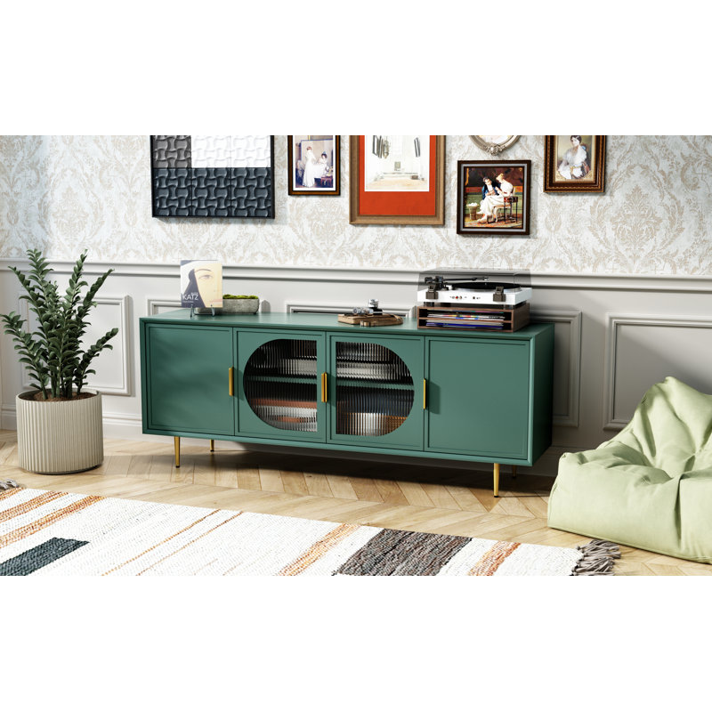 Siau 66'' Media Console for TVs up to 70+ inch, Green
