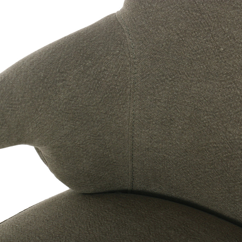 Brently Chair, Green Linen