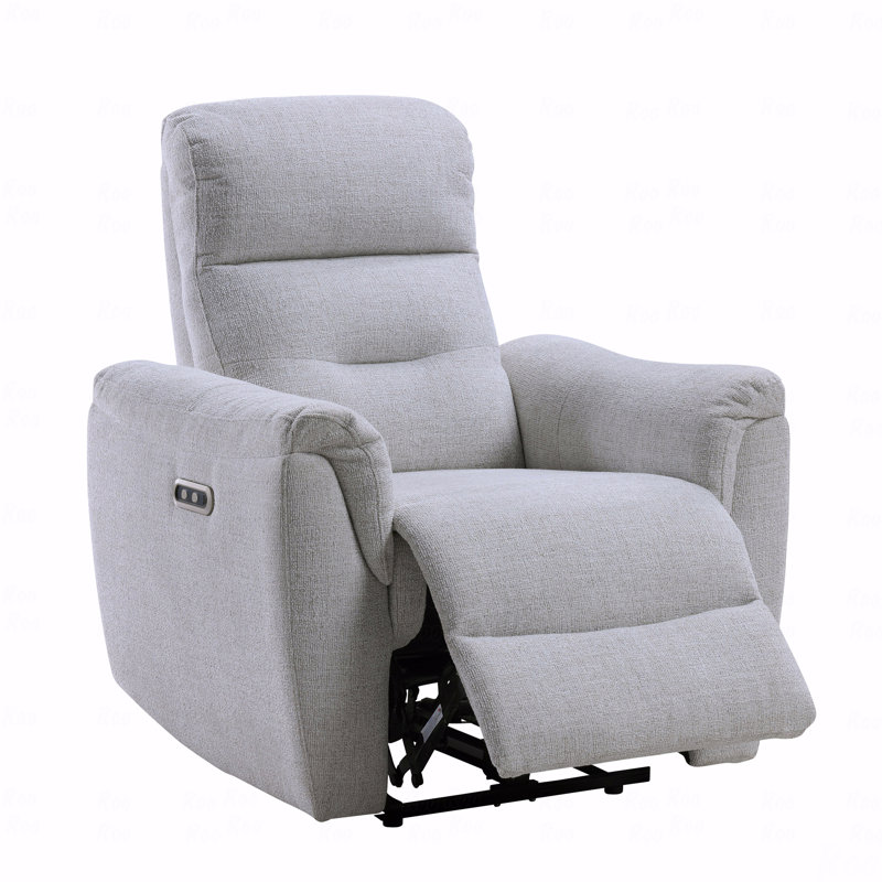 Chenille Fabric Upholstered With Power Motion Function With Recliner Function With Usb Charger Charger Port