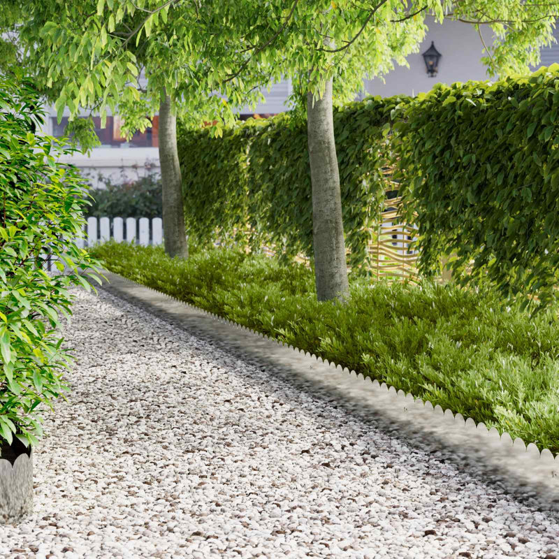 103cm W Steel Lawn Edging, 25cm H x 103cm W