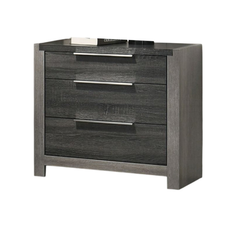 Nightstand, Gray Finish