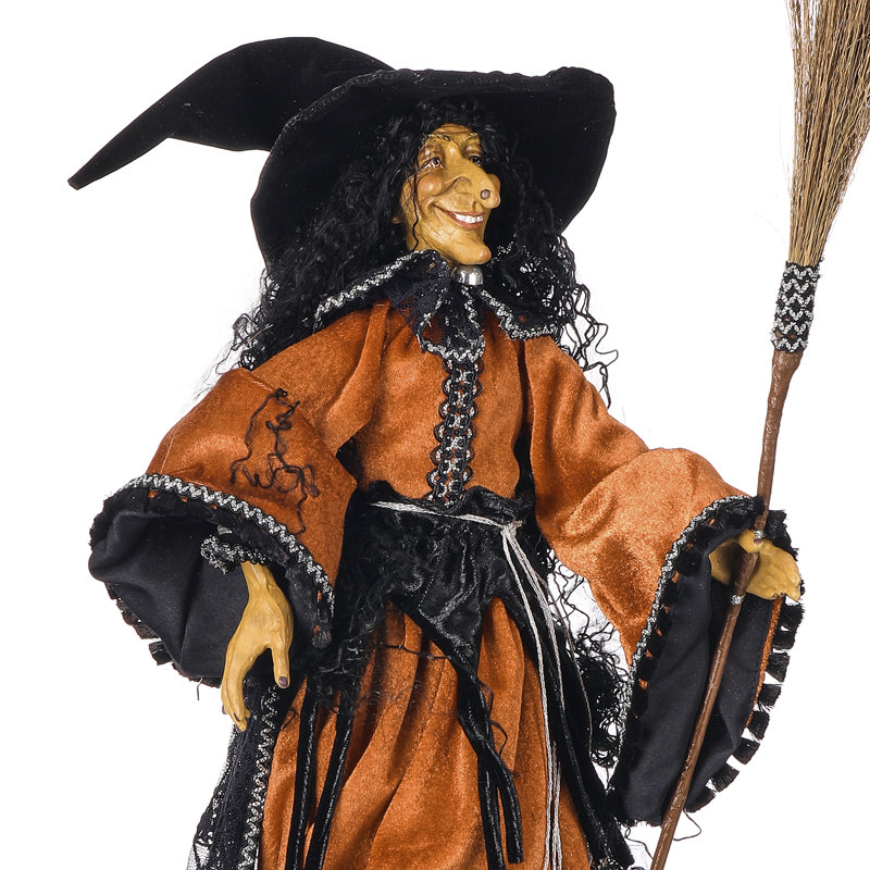 Résine 24 po avec tissu sorcière hantée 24 po