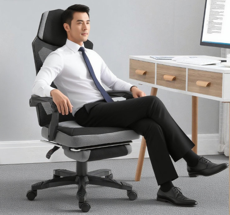 Fauteuil inclinable à hauteur réglable