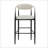 Faux Leather Counter Height Barstools,Set Of 2