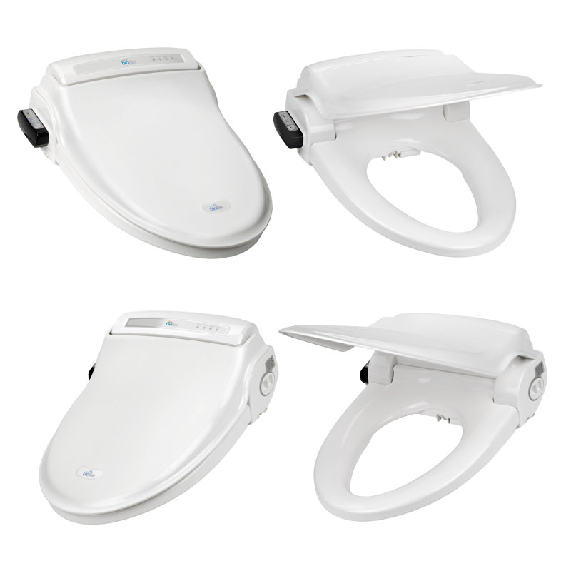BB1000 Supreme Elongated Bidet Toilet Seat, Electric, Warm Water with Air Dryer, 7.28" H x 18.7" W x 19.4" D, White