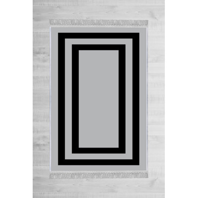 Luxurious Non-Slip Woven Carpet, 100% Velvet Fabric, 31.5 x 47.2 inches | Antibacterial, 13.5 mm Total Height, Machine Washable | Ideal for Living Room, Bedroom & Home Decor, Soft & Durable Design
