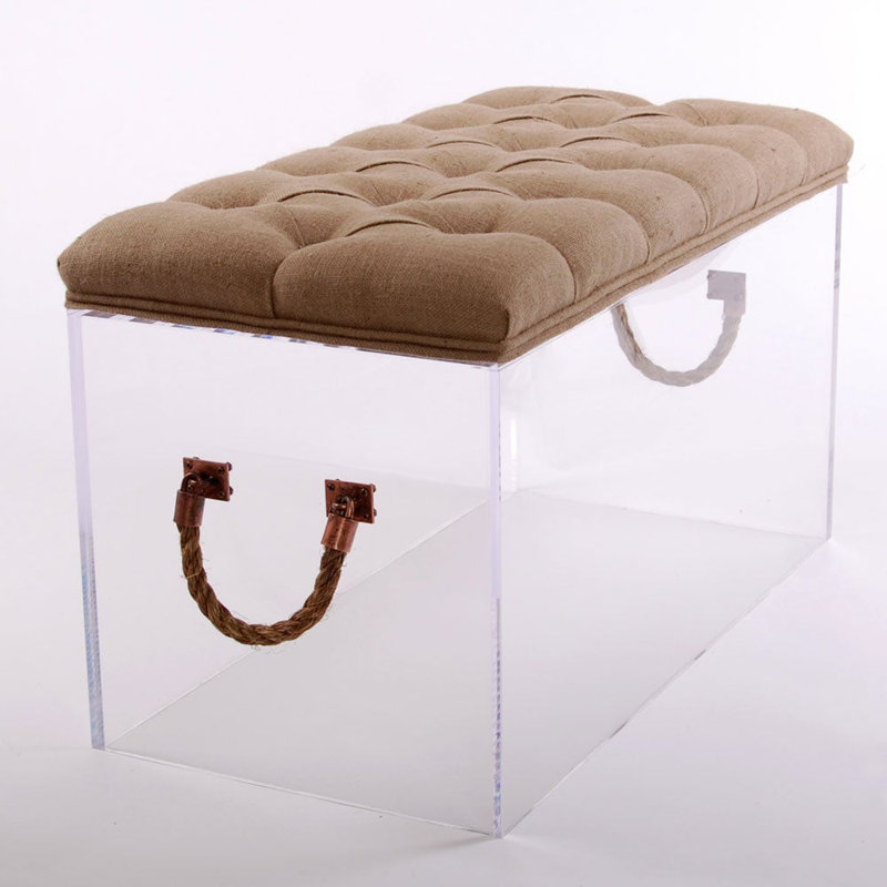 Bella Linen Upholstered Bench