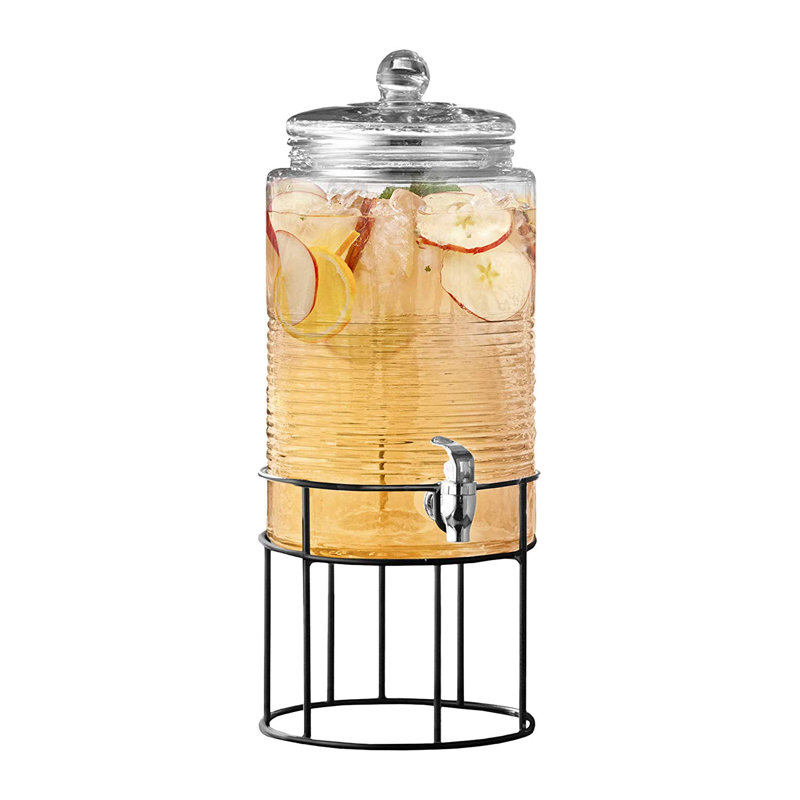 Covina 256oz. Glass Beverage Dispenser