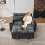 2 Seater Fabric Sofa Bed-1883693349