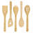 Bamboo Cooking Kitchen Utensil 6 Piece Set