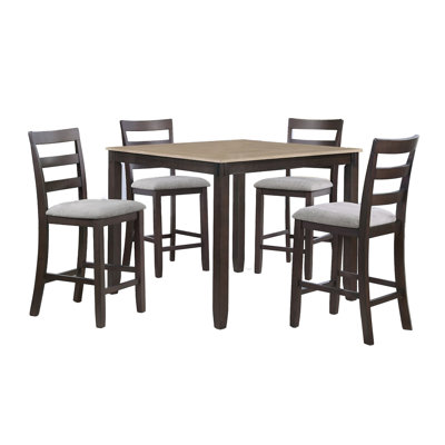 Marquale Square 42'' L x 42'' W Dining Set -  Red Barrel StudioÂ®, FBA611B6C51443E691C15D9B5F4E319C