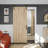 37'' x 84'' Solid Wood Paneled Unfinished without Installation Hardware Kit Barn Door