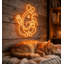 | Enseigne néon éléphant | Doté de tubes néon incassables fabriqués à la main avec une lueur orange vibrante pour un éclairage lumineux et uniforme et une durabilité à long terme | 30 x 24 pouces | Orange