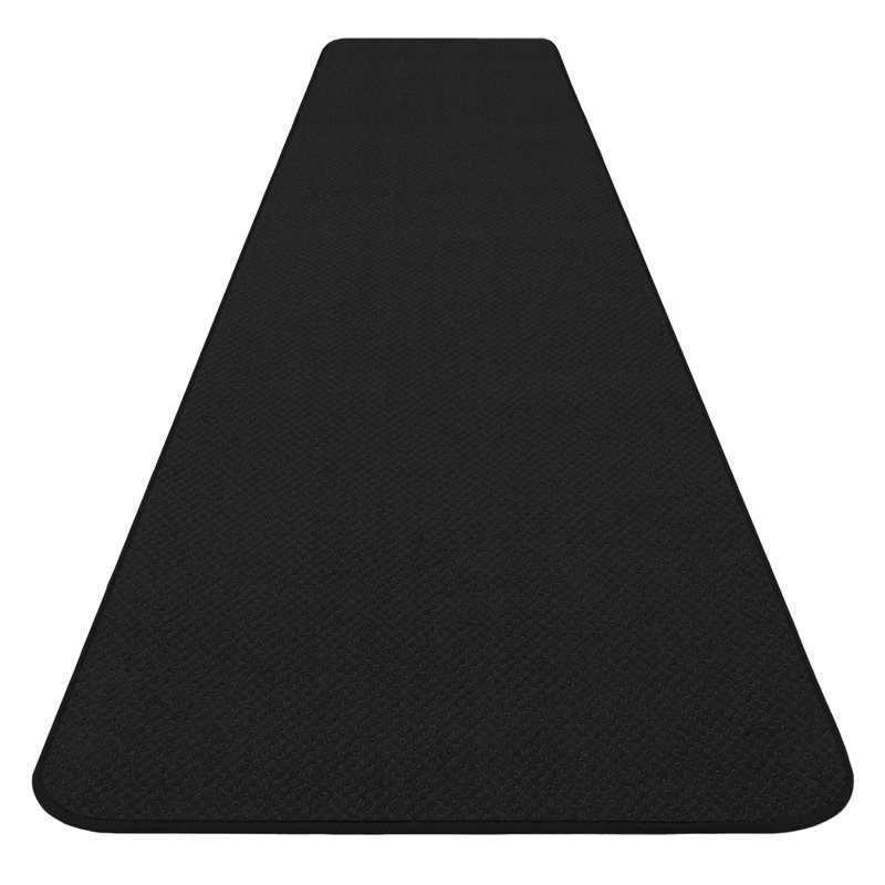 Tapis de couloir antidérapant - noir, Tapis de couloir 2 pi 3 po x 16 pi