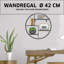 Hetem 4 Piece Circle Metal Tiered Shelf