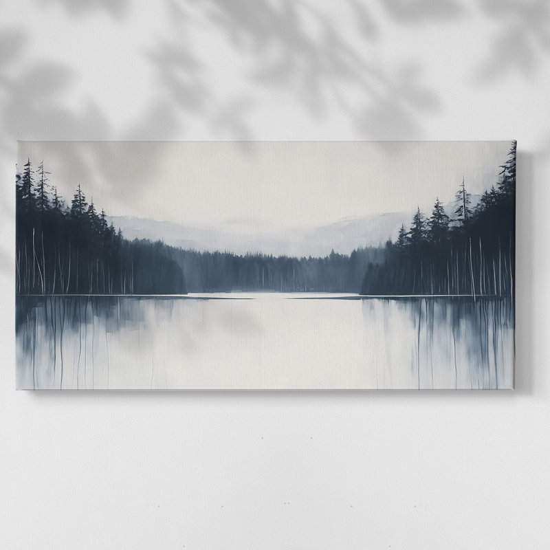Landscape Series-XLIX- Gallery Wrapped Canvas -Ready to Hang, 24" H x 48" W
