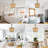Dayzhane 42" Boho Retractable Ceiling Fan with Lights, Farmhouse 6 Speeds Wood Beaded Ceiling Fan with Remote Control-1650624916