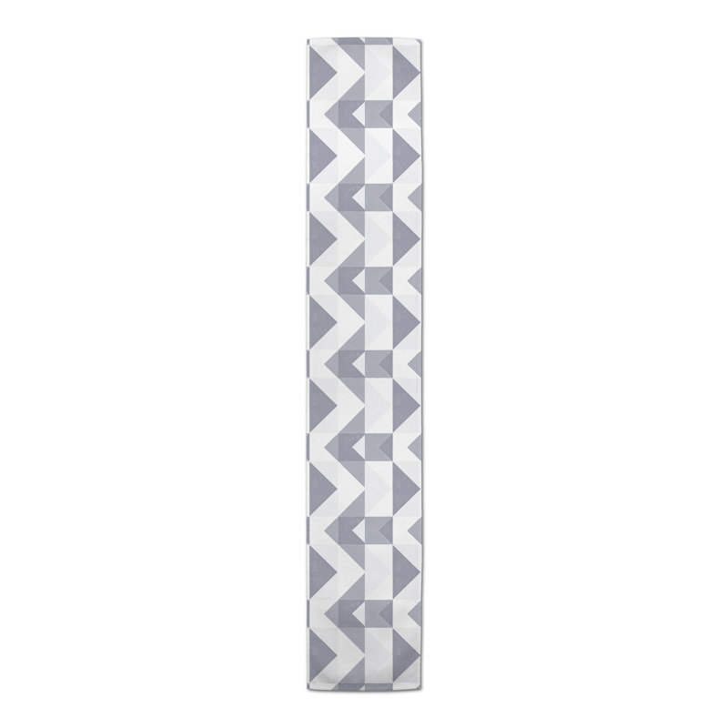 Cailidh Rectangle Polyester Table Runner, 72" x 16", Blue