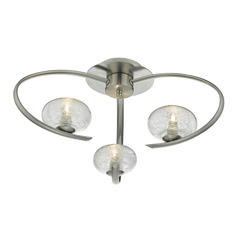 Mcginnis Glass Semi Flush Mount
