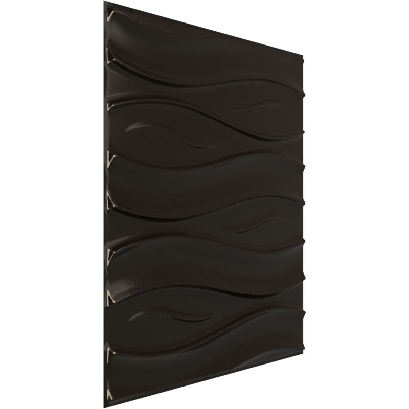 Panneau mural 3D décoratif Swell EnduraWall l 19 5/8 po x H 19 5/8 po, ruée vers l'or métallique (couvre 2,67 pieds carrés)