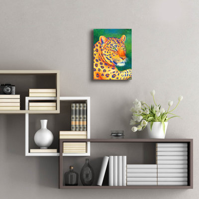 «Queen of the Jungle» par Rebecca Wang, art mural en verre acrylique