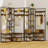 Industrial Corner Coat Rack Bench Shoe Storage Entryway Hall Tree With 10 Hooks