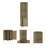 Macadamia 5-Bottle 2-Shelf Bar Cabinet