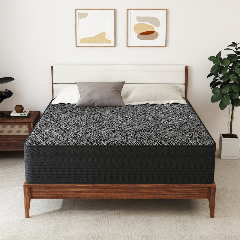 Matelas à ressorts ensachés 12 po / 14 po dans une boîte, 12", Grand lit
