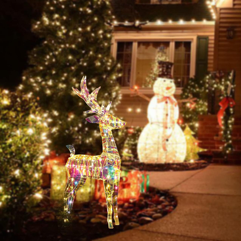 Renne de Noël lumineux