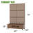Metal Planter Box with Trellis with Wheels-1081861577-1097344966