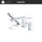 Rift Collection Two-Handle Deck-Mount 8.0 gpm Roman Tub Faucet with Pull-Out Hand Shower & Rough-In Valve - Chrome Polished-82373803