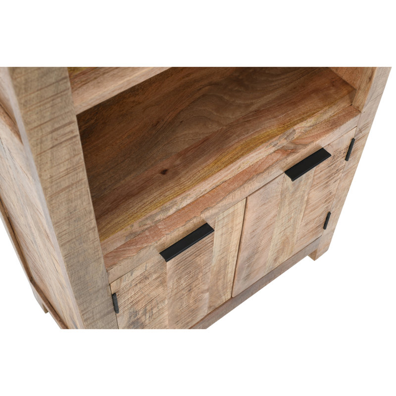 Rushin 165cm H x 70cm W Solid Wood Standard Bookcase