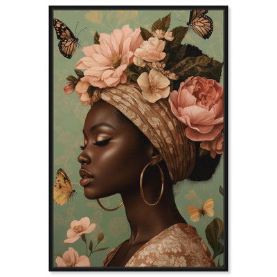 «Dream Butterfly Passion», art floral chic par 