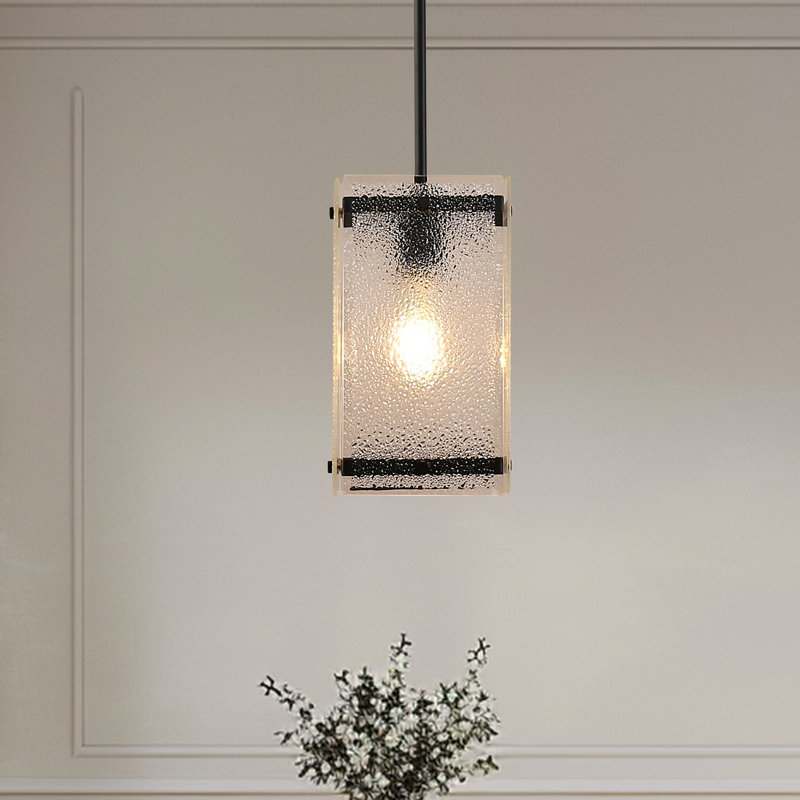 Keiauna 1 - Light Matte Black Lantern Pendant