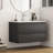 32-Inch Wall-Mounted Bathroom Vanity with Double Drawers, Soft-Close System,Ceramic Sink,No Handle Design-896085761