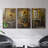 Floral Study  Series  CLXIX  -Premium Gallery Wrapped Canvas Set -Ready to Hang-780046703