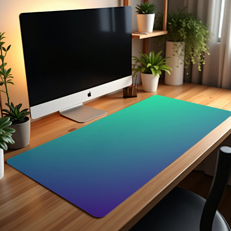 Polyester Desk Pad, 31.5x15.5