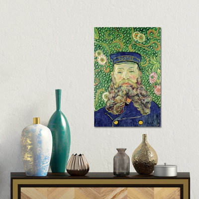 Portrait du facteur Joseph Roulin, 1889 - Giclée sur toile tendue avec châssis