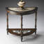 Fabiola Fossil Stone Demilune Console Table