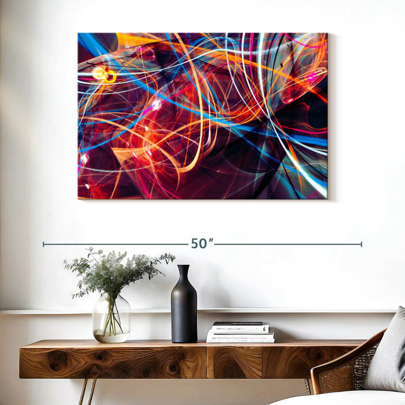 Avery Neon Light Streams, 26" H x 39" W