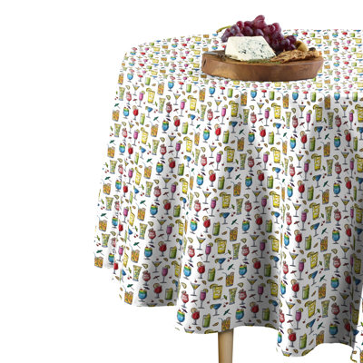 Siyao Geometric Round Tablecloth