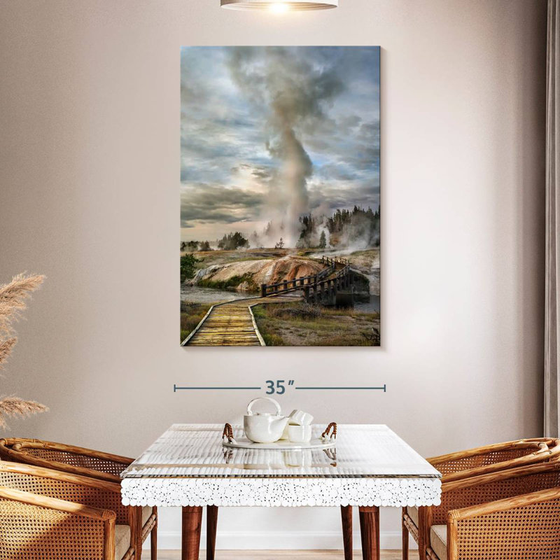 Alvord Old Faithful Eruption, H 51 po x l 34 po