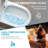 Ceramic One Piece Toilet For Bathroom, 12-Inch Rough-In, 1.1/1.6 GPF, Dual Flush With Soft Clsoing Seat, Powerful Dual Flush MAP 800G
