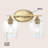 Dejon Iron/Seeded Glass Cottage Rustic LED Vanity Light-1821739452-1835372182