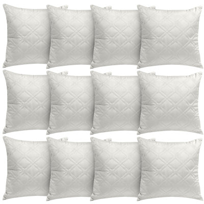 Aspire Homeware Diamond-Pattern Square Velvet Cushion Cover