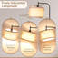Lampe sur pied 68 po avec télécommande, ampoule incluse-1615107720