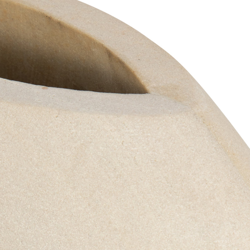 Harmony Handmade Stoneware Table Vase, 11" H x 10" W x 3" D